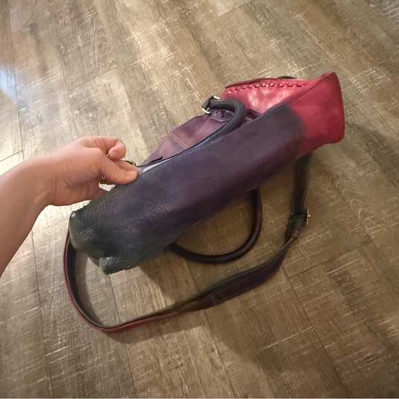 Bed Stu Rockababy Unicorn Tie Dye Leather Handbag - Picture 7 of 10